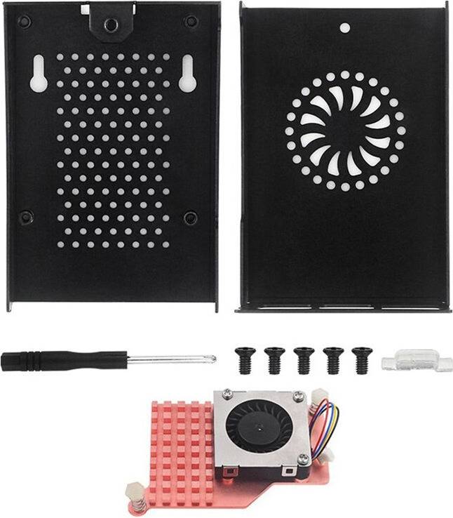 Raspberry pi 5 Melitt Metalen Behuizing Aluminiumlegering Raspberry Pi 5