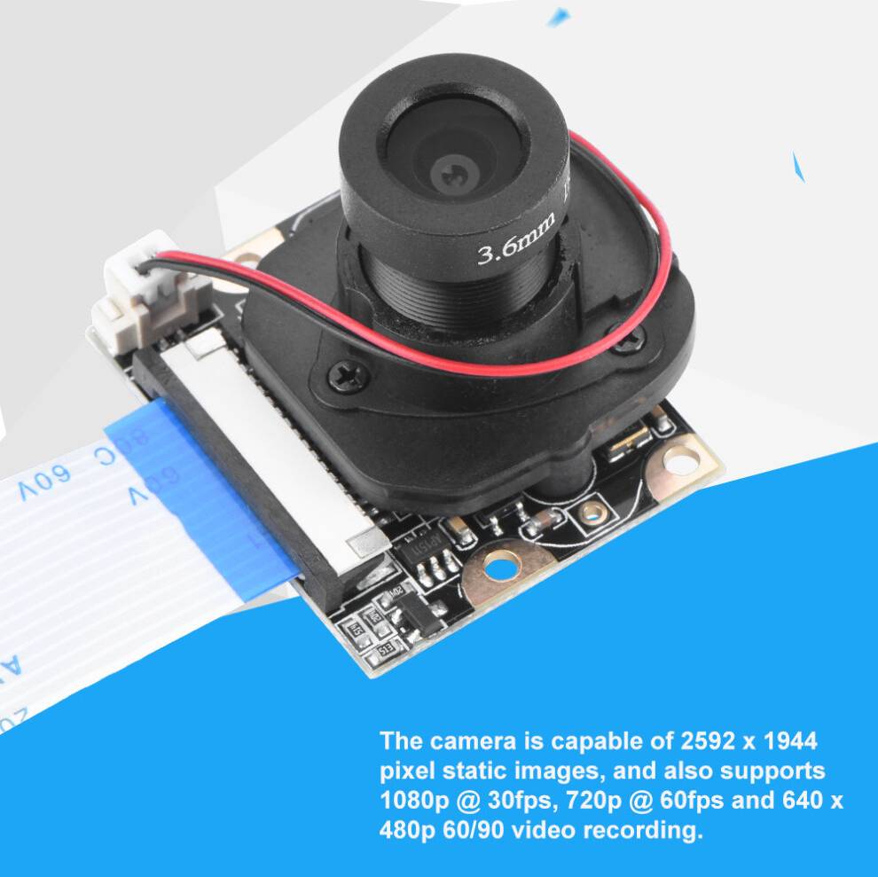5MP Night Vision Camera Module w 2 Fill Lights