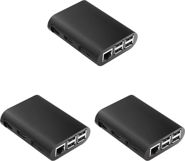 Raspberry pi 3 3X Case for Raspberry Pi 3 Model B Black
