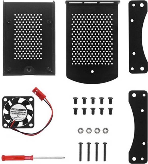 Tlily Aluminum Alloy Case Metel Box Shell Raspberry Pi 4
