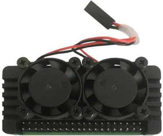 Raspberry pi zero 2w Aluminum Heatsink Case Dual Fans Raspberry Pi Zero 2W