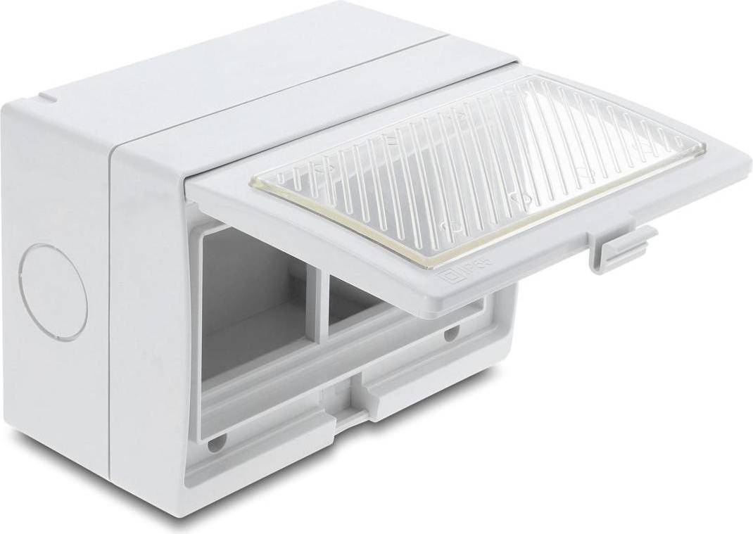 DeLock Easy 45 Aufputzgehäuse 4 Port Module