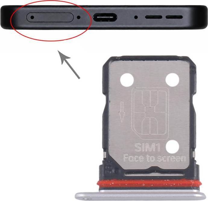 Oneplus 13t OnePlus 13T SIM Card Tray Grey