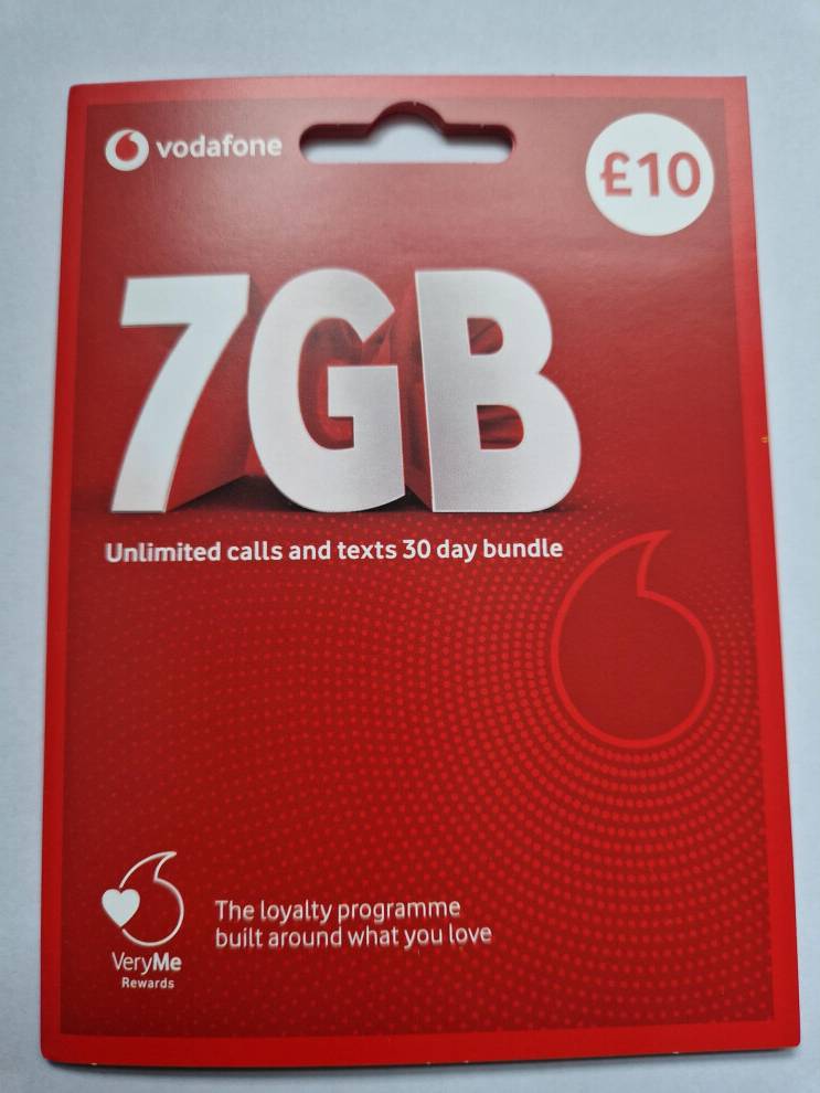 UK 2G Multi Size SIM Card