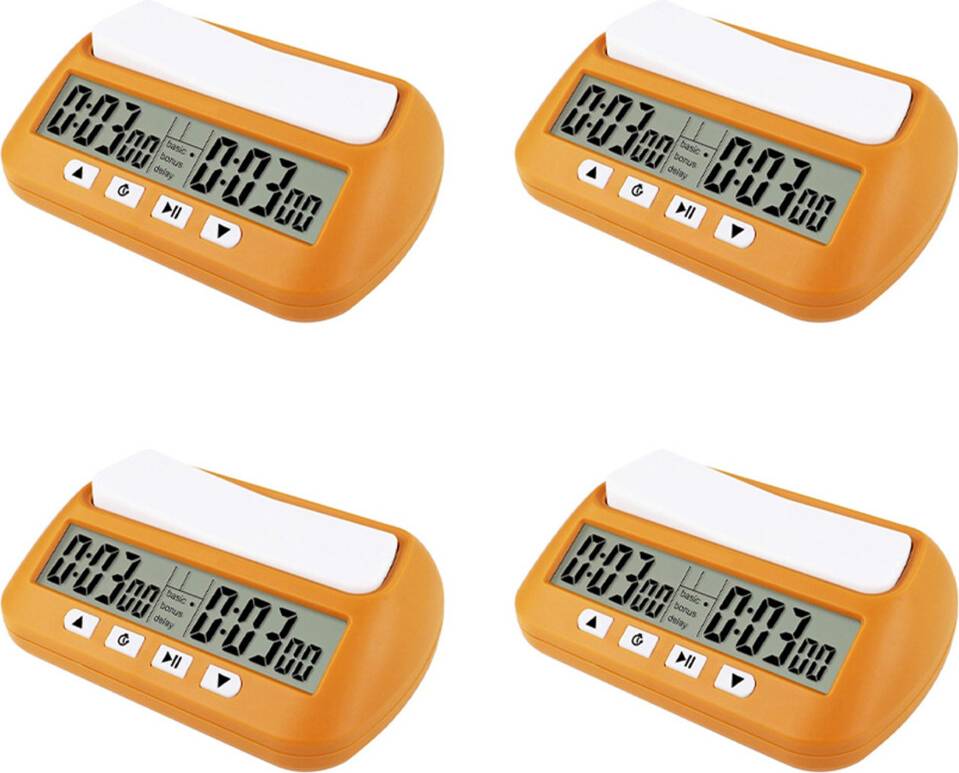 4X Digital Chess Timer 3-In-1