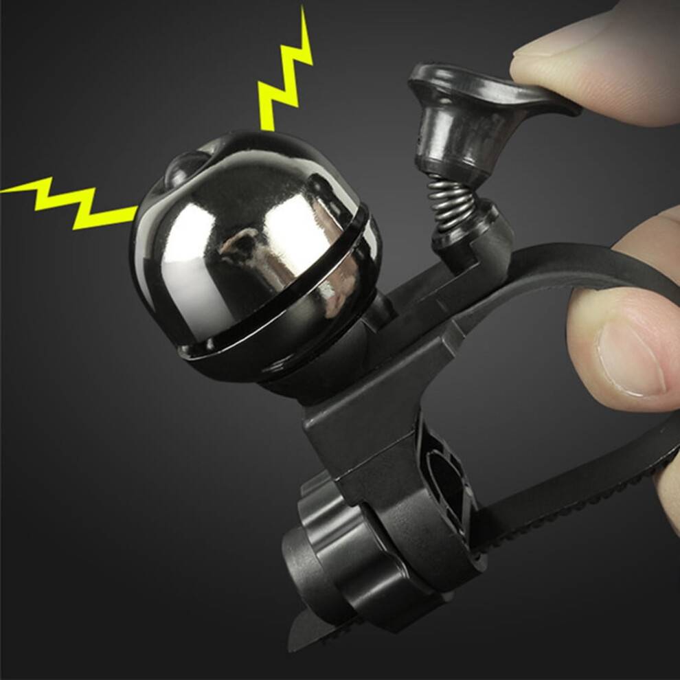 FRCOLOR Silver Round Bike Bell Set