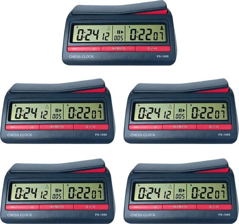 5X Professional Advanced Chess Digital Timer Clock
