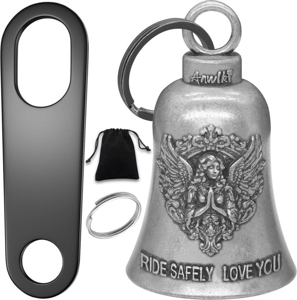 Biker Guardian Luck Riding Bell with 2 Chain Ring