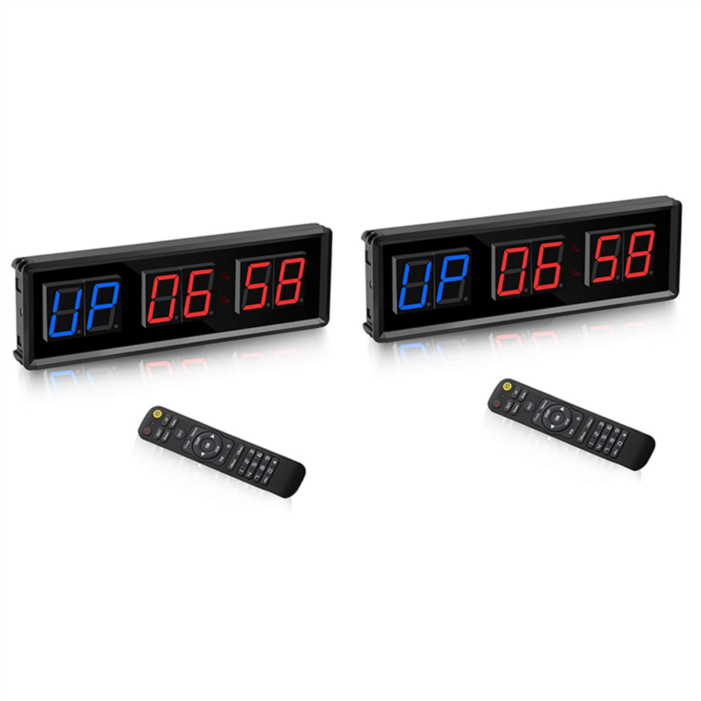 Spactz LED Interval Digital Countdown Wall Clock