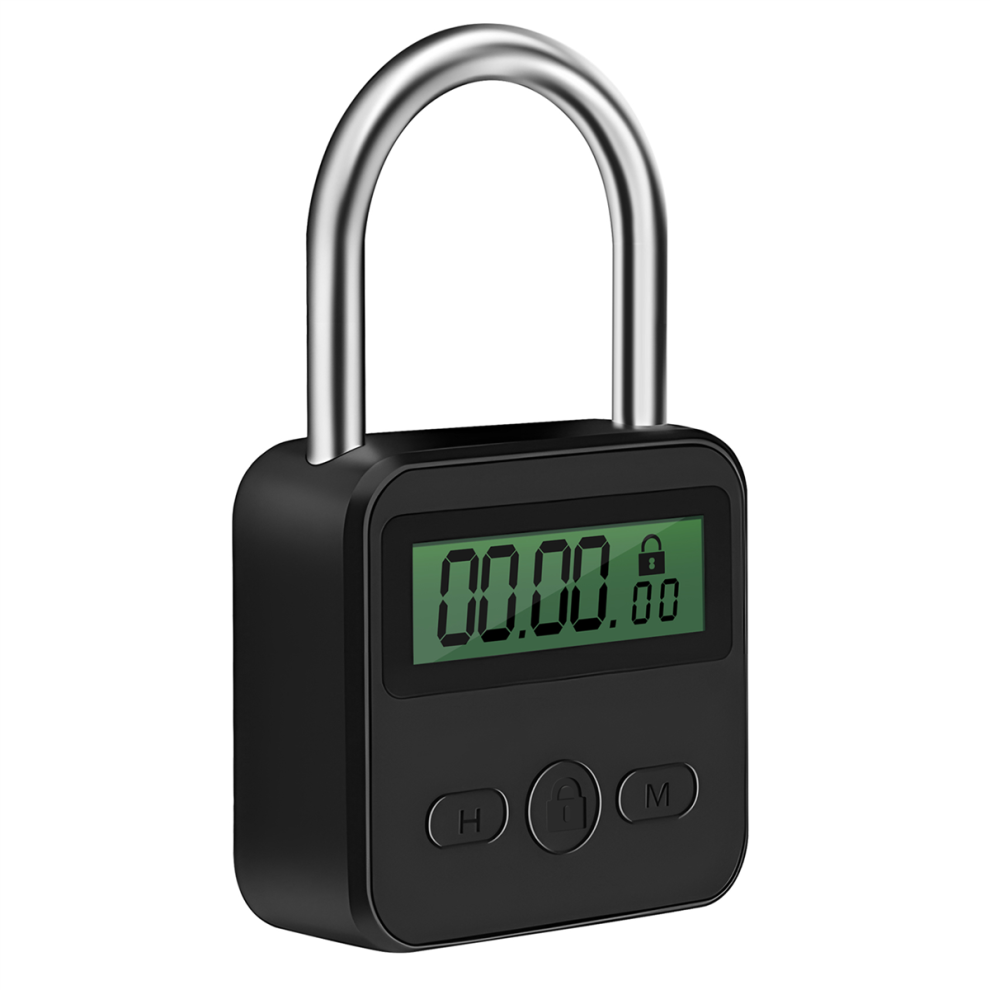Typecat Metal Timer Lock LCD Display