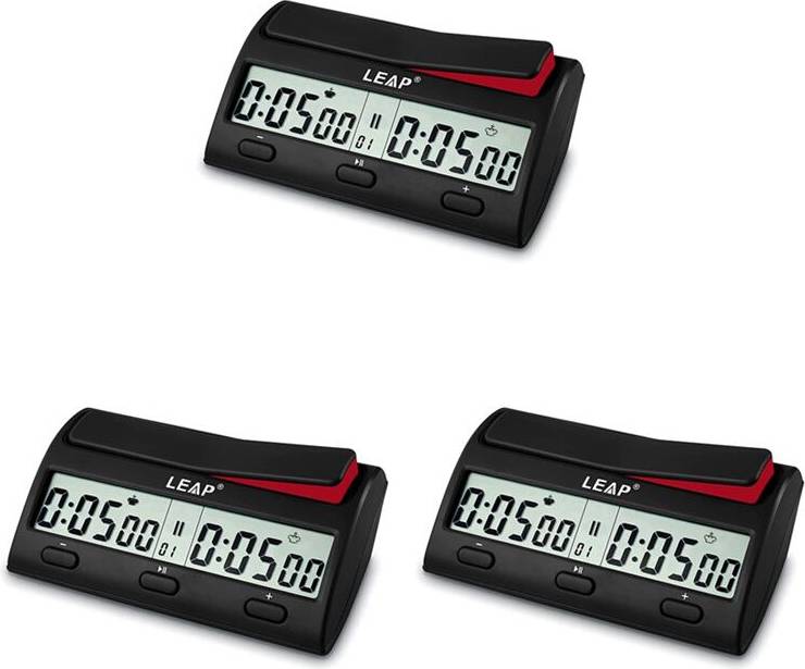 3X LEAP Chess Clock Advanced Digital Set