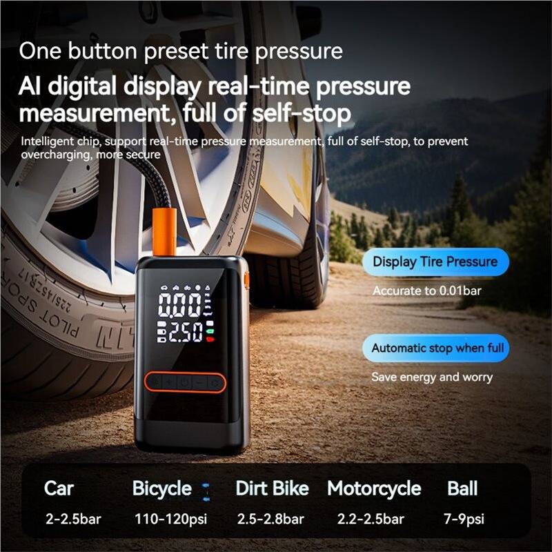 Portable Air Compressor Wireless Tire Inflator