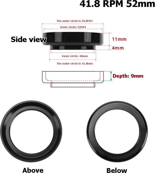 Internal Cable Routing Headset Adapter Aluminum Conversion Kit