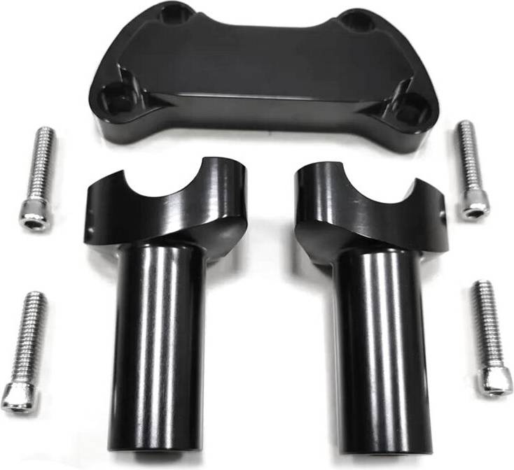 Typecat Black 4 Inch Risers Handlebar Clamp