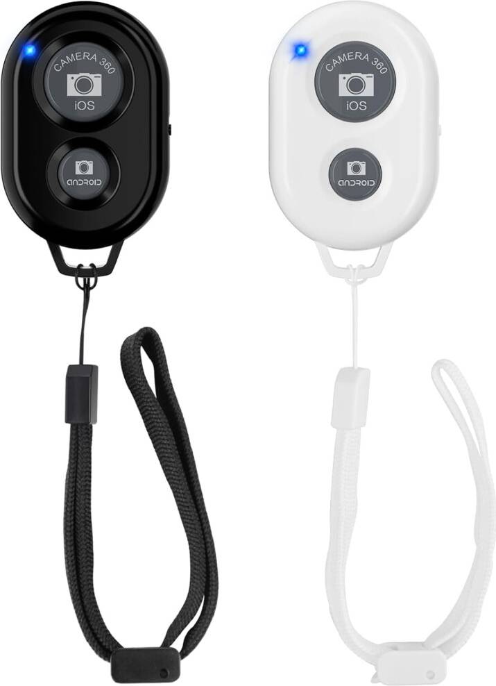 Wireless Camera Remote Shutter 2 Pack