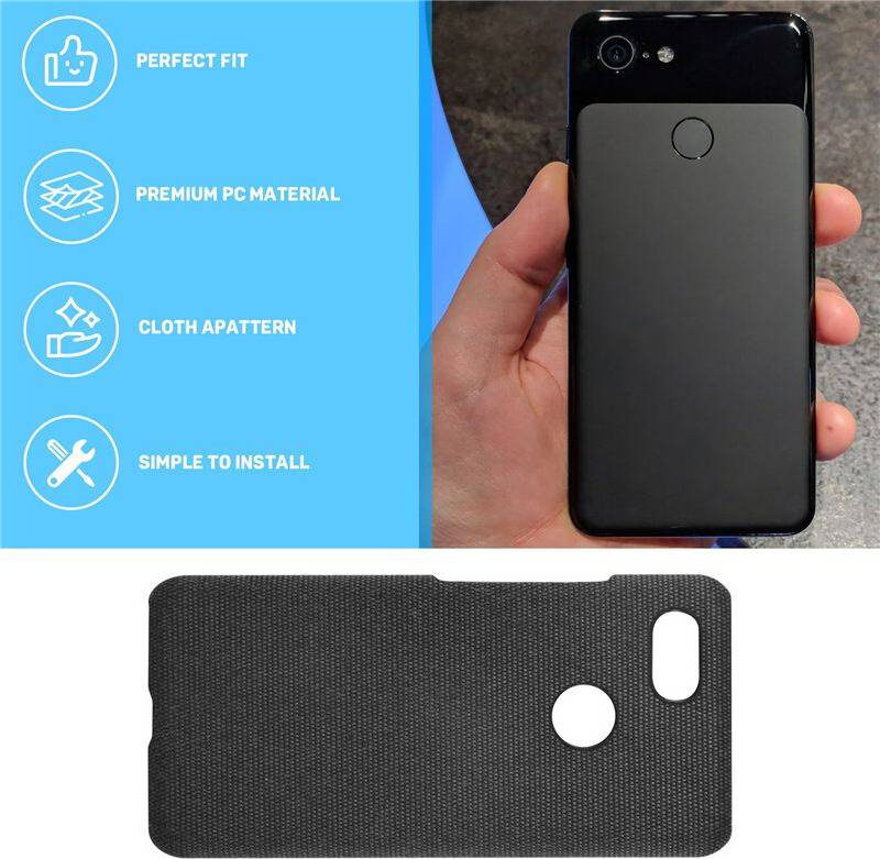 Phone Shell Cloth Leather Case Pixel 3