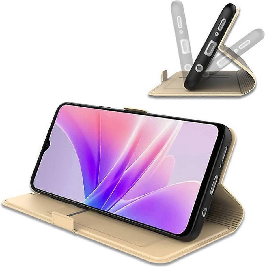 Gold TPU Inner Shell Leather Phone Case
