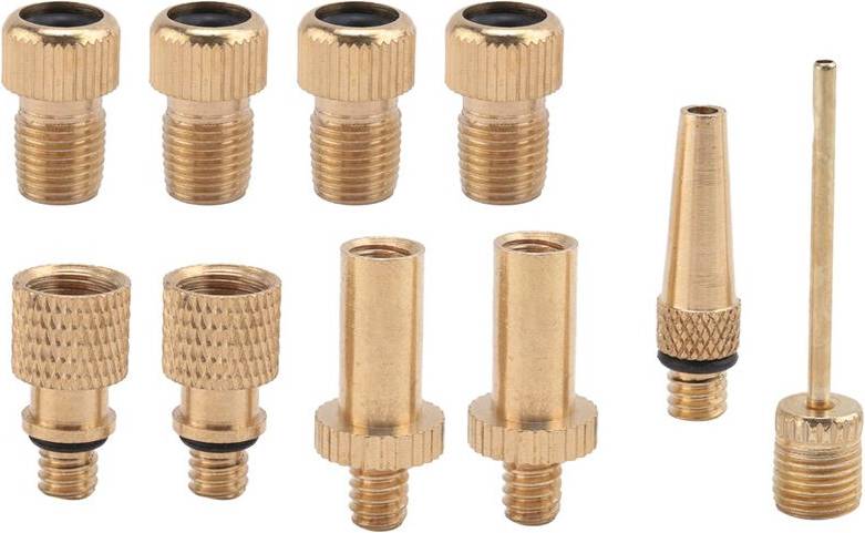 Typecat 10 Pcs Inflator Pump Nozzle Kit