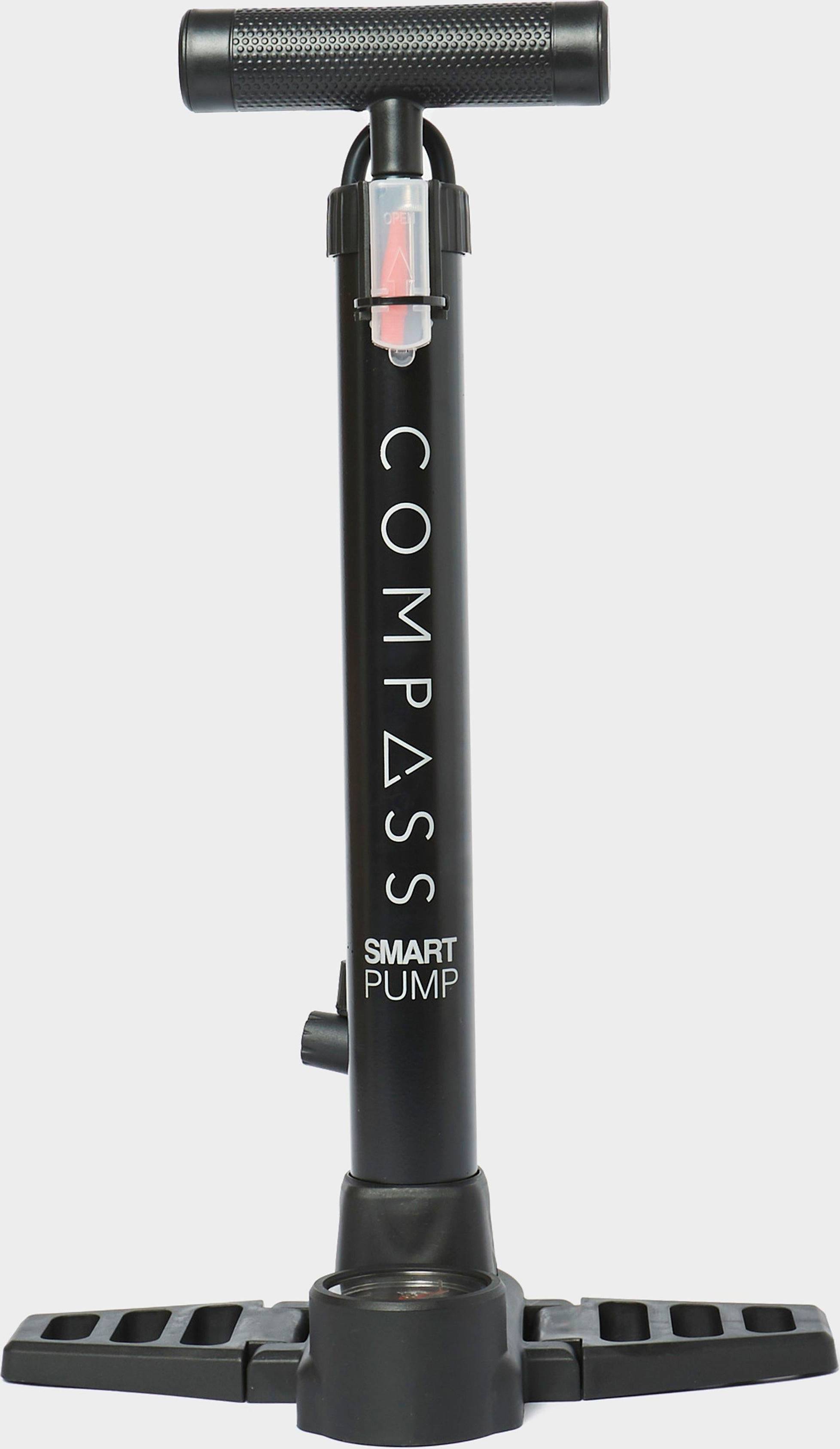 Compass Track Pump with Gauge Black