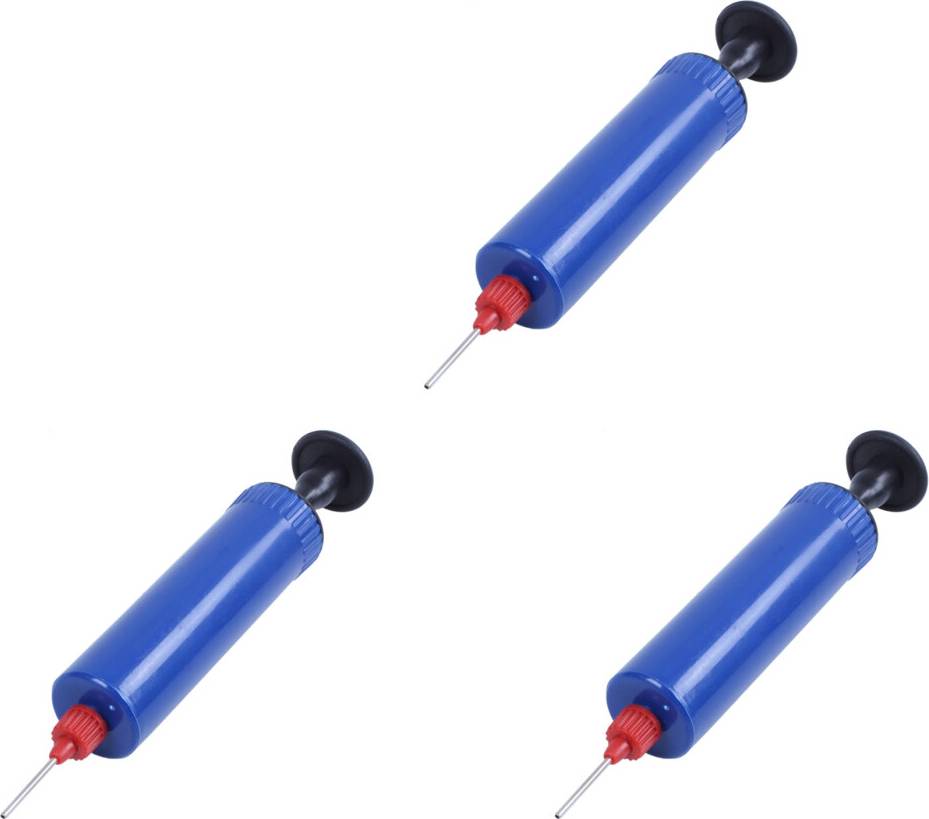 3X Football Soccer Inflatable Hand Air Pump