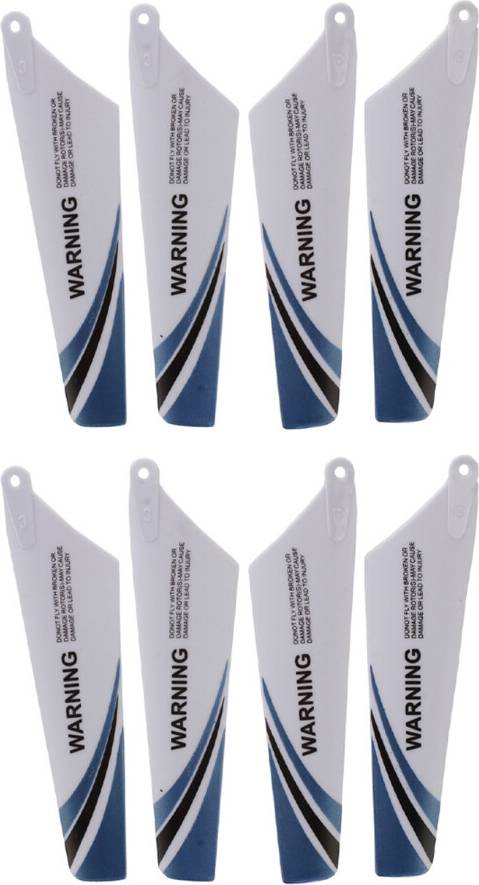 Helicopter rc Syma 8Pcs Spare Blades Helicopter Rotor Rc S107