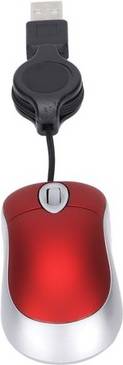 Portable Wired Mouse 1600dpi Optical Resolution