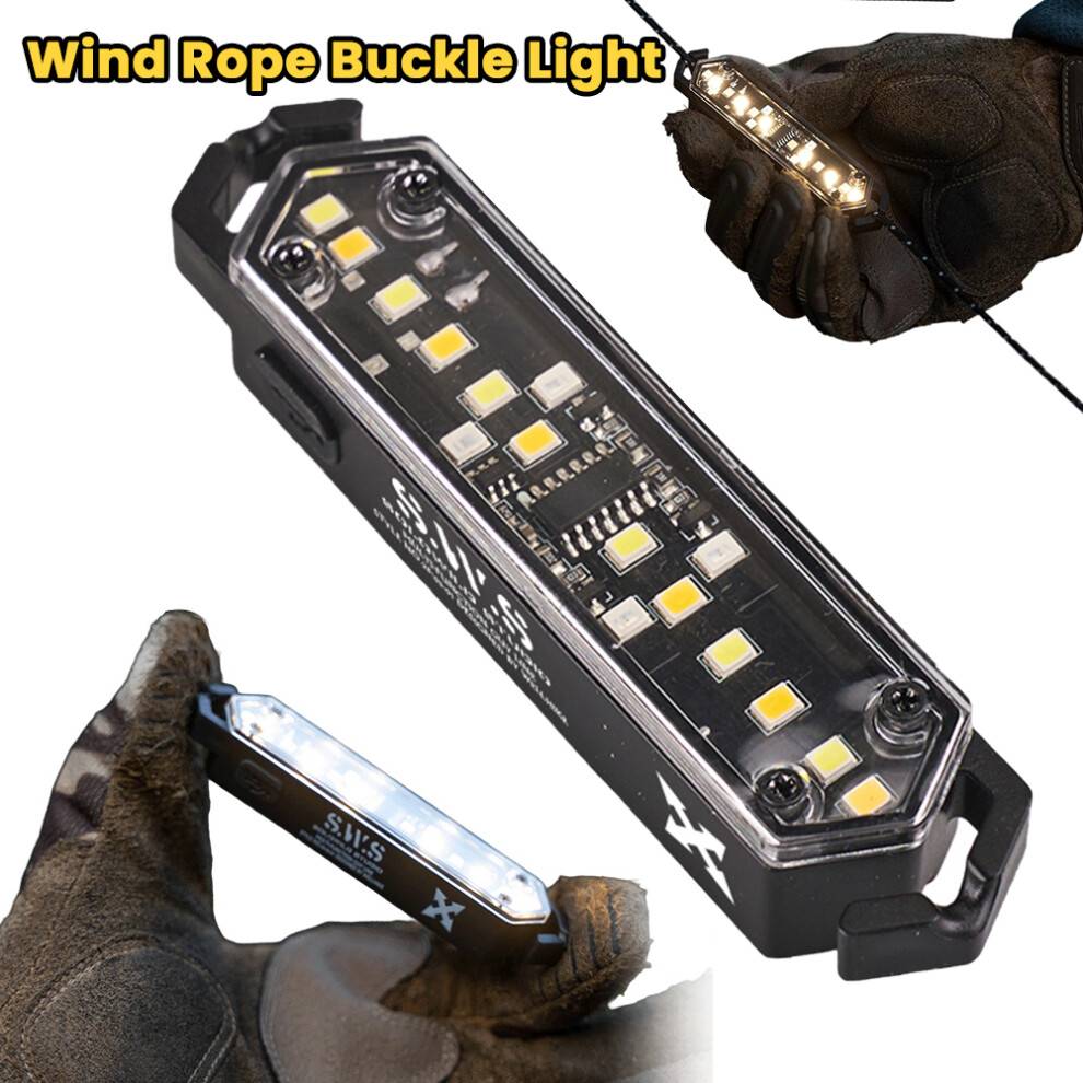 Waterproof Wind Rope Buckle Light