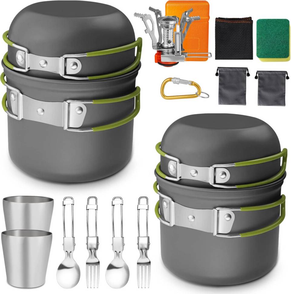 Camping cooking set Camping Cooking Set 18 PCS