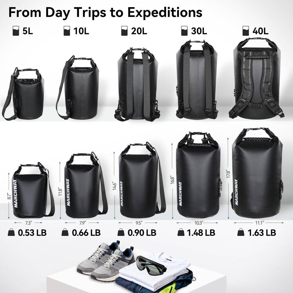 Floating Waterproof Dry Bag Backpack