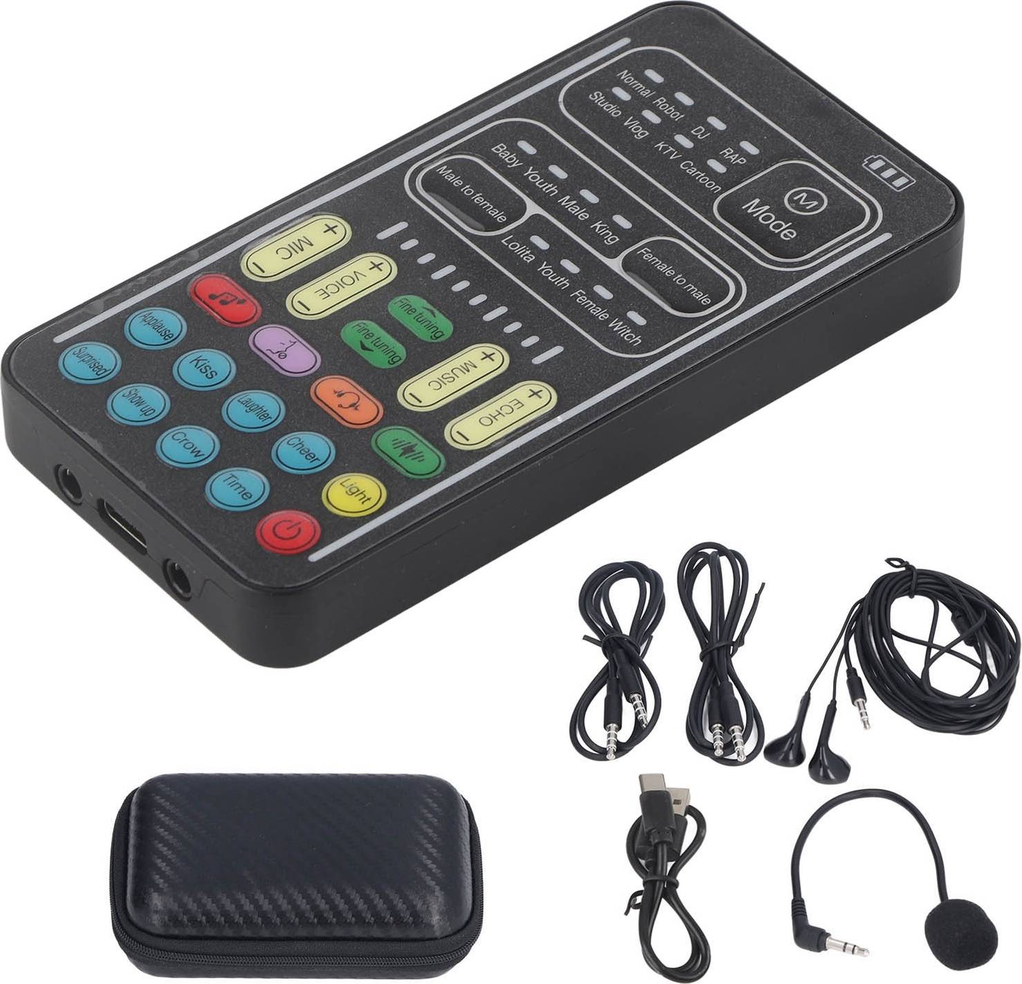 Sound interface Multifunction Mini Sound Card 8 Voices