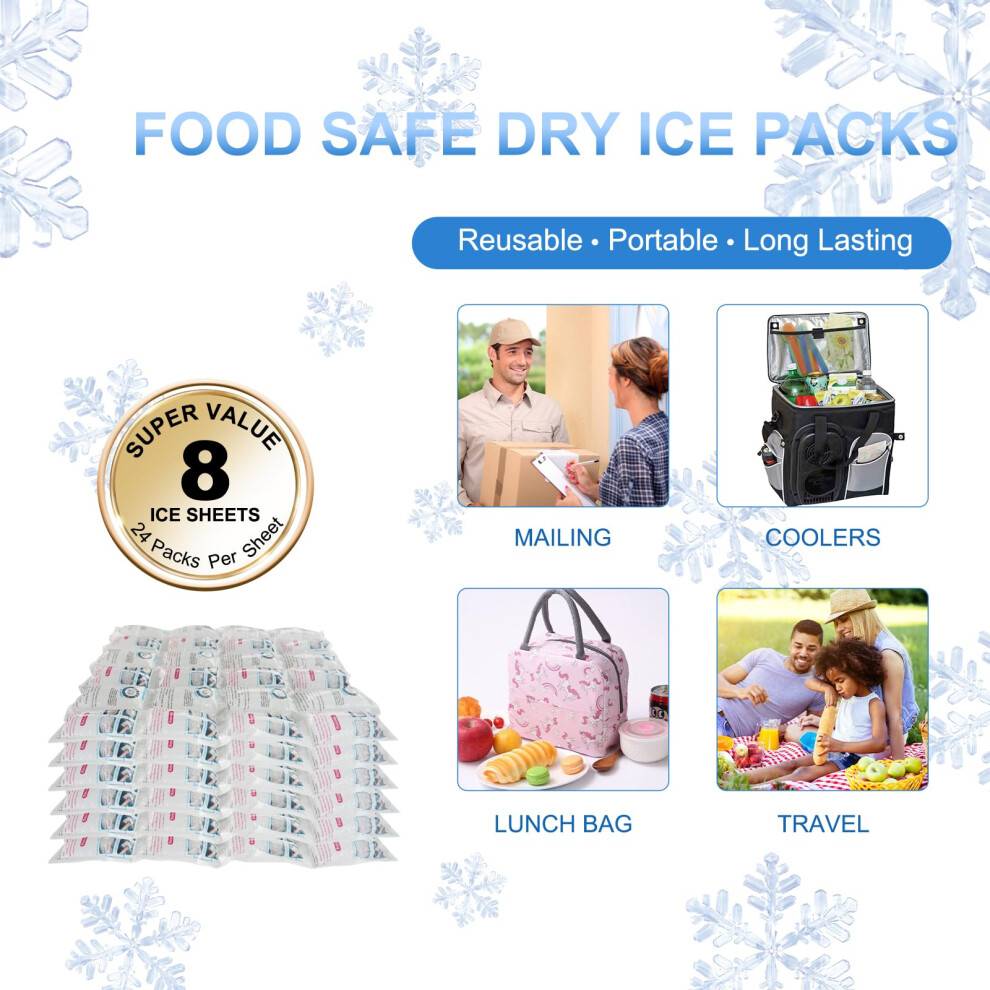 Ice Packs Cool Box 24 Cell 6 Pcs