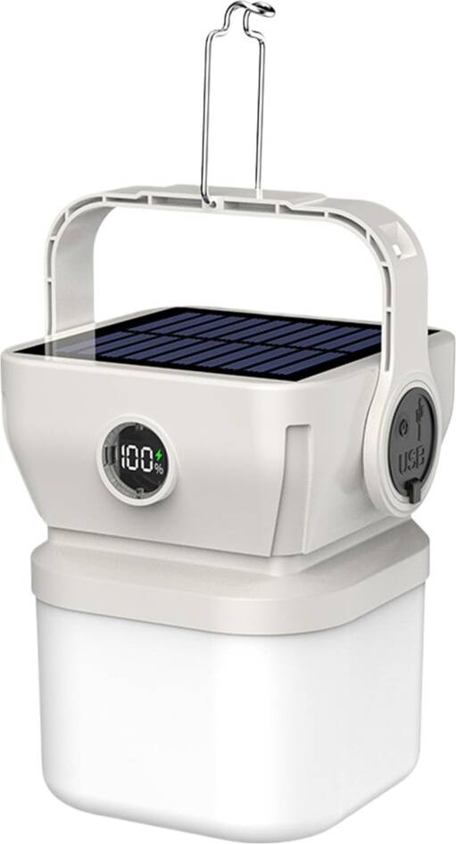 Solar Portable Rechargeable LED Camping Light