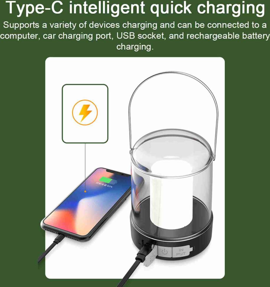 Compact Outdoor Light 3 Modes USB Charge