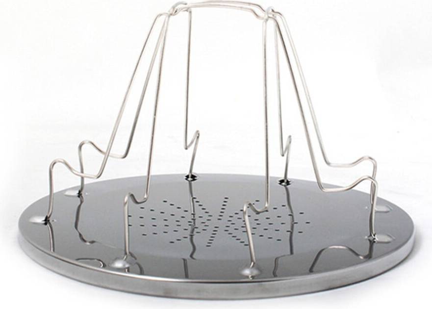 4 slice toaster Camping Toaster Rack Stainless Steel 4-Slice