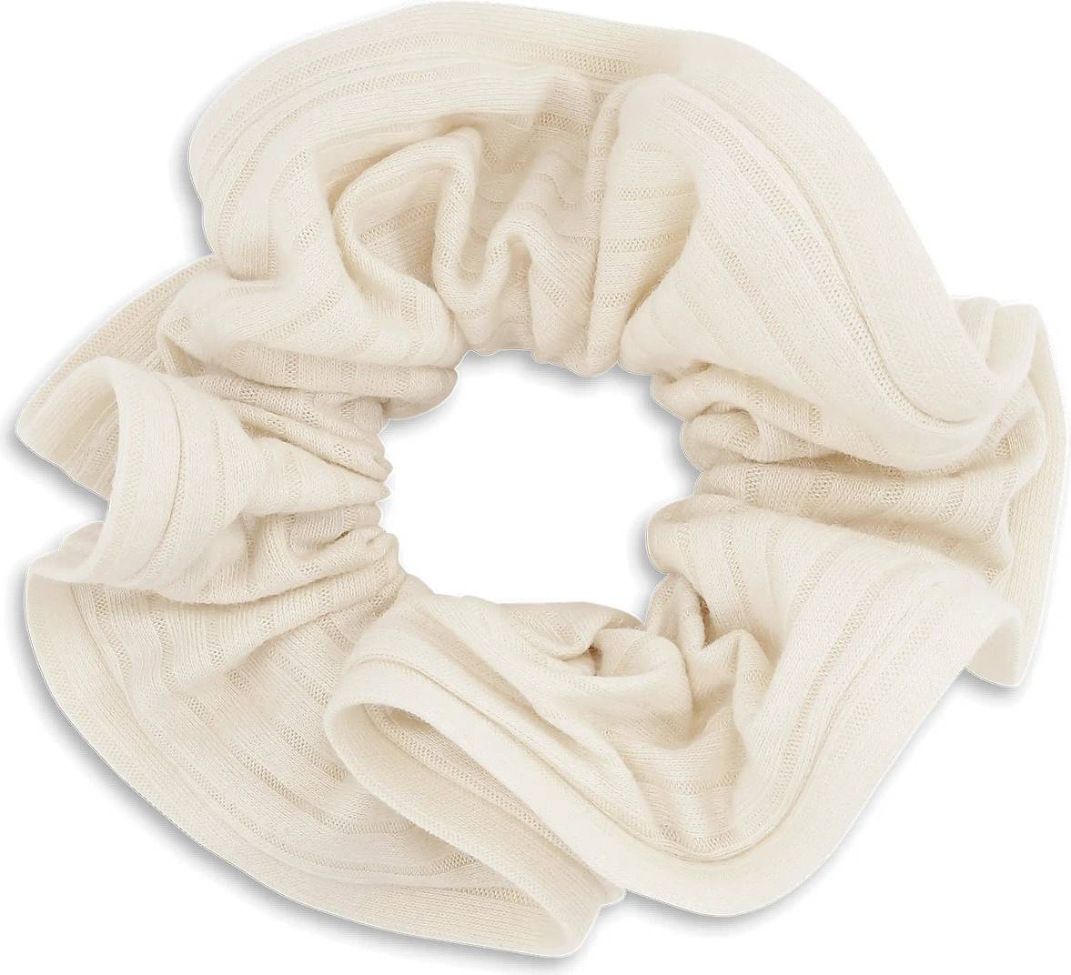 Soft Touch Scrunchie White
