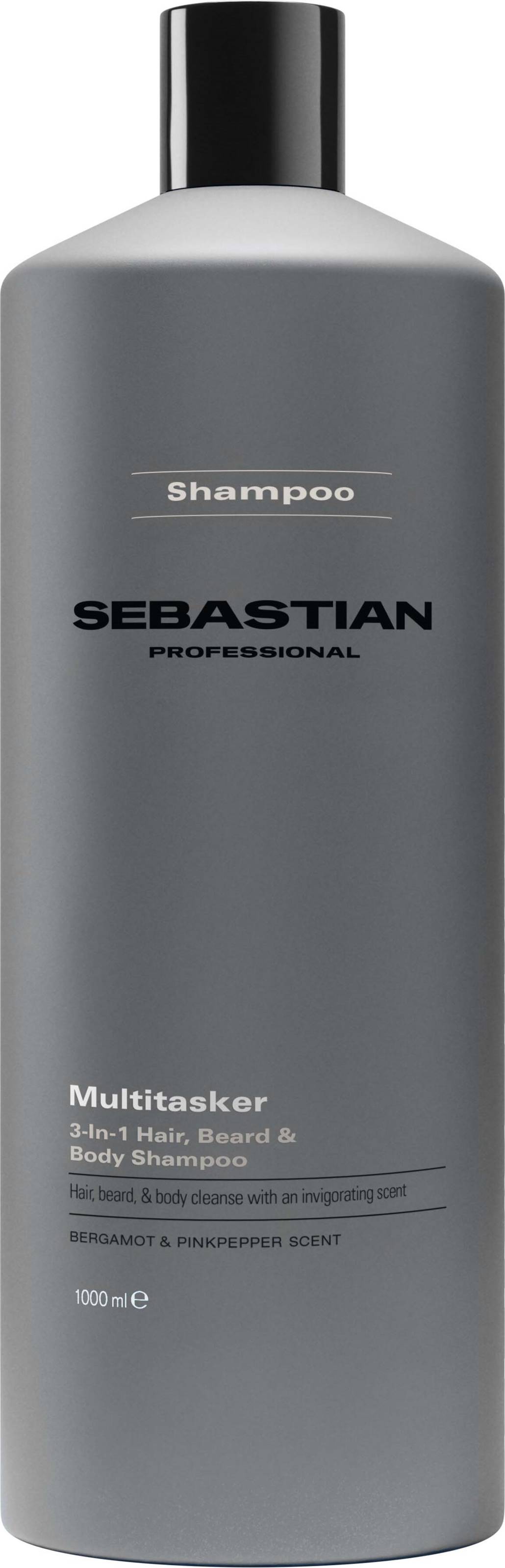 Sebastian shampoo 1000ml Sebastian Professional Multitasker 3-In-1 Hair Beard 1000ml