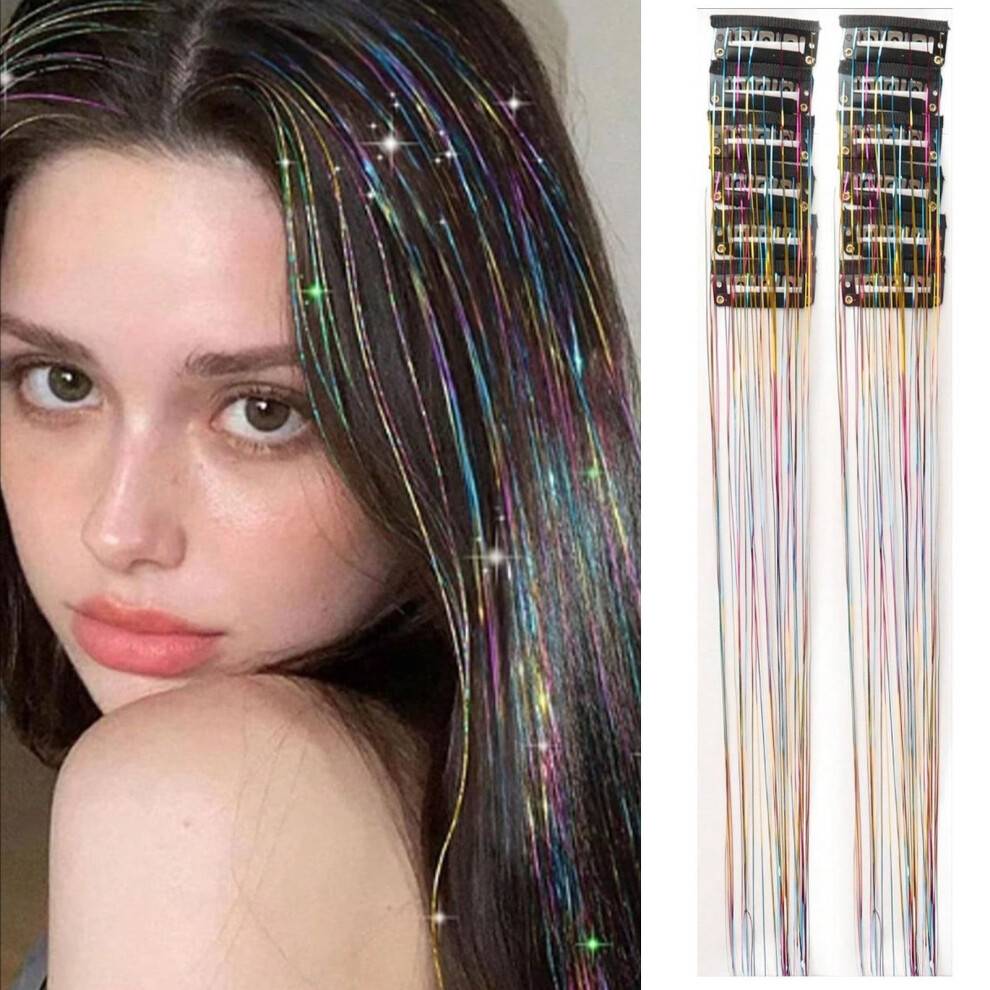 Hair extensions Rainbow Clip-In Hair Extensions Kit 12 pcs 20 Inch