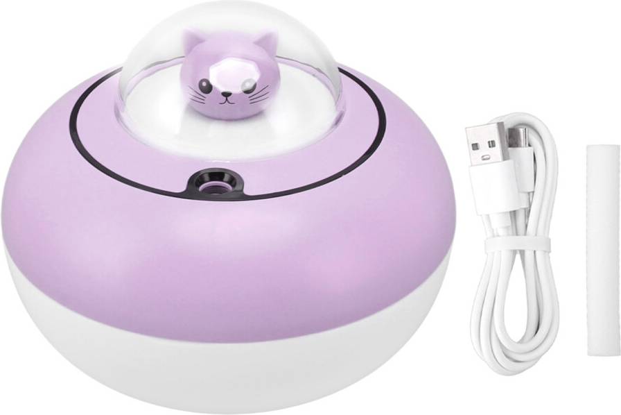 Mini Humidifier Cat Sculpture USB Desktop