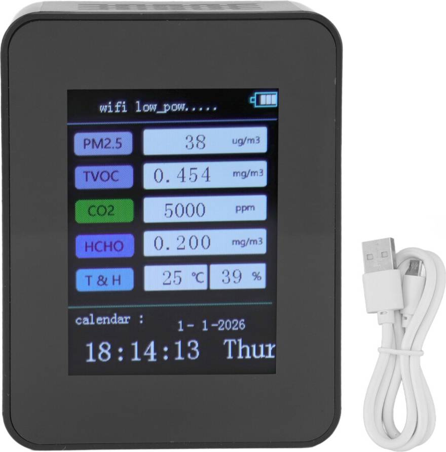 Portable monitor Portable Air Quality Monitor Co2 Sensor