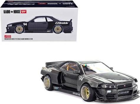 Nissan Skyline GT-R R34 RHD Diecast Model Car