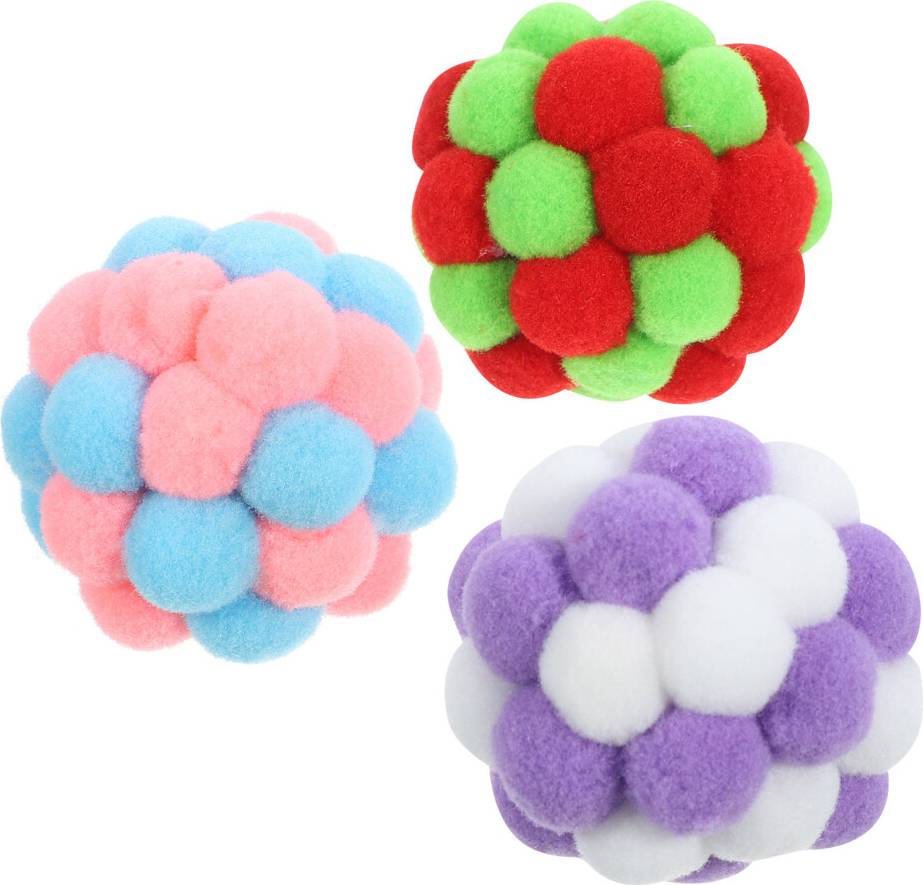 Totority Interactive Ball Cat Assorted Color 3pcs
