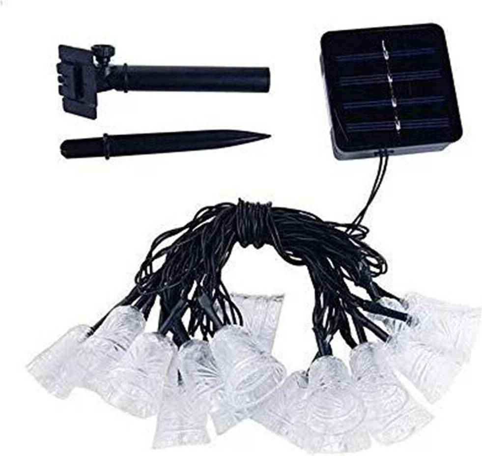Fairy bell Fancy Dress Solar Energy Realistic Bell Shape String Light