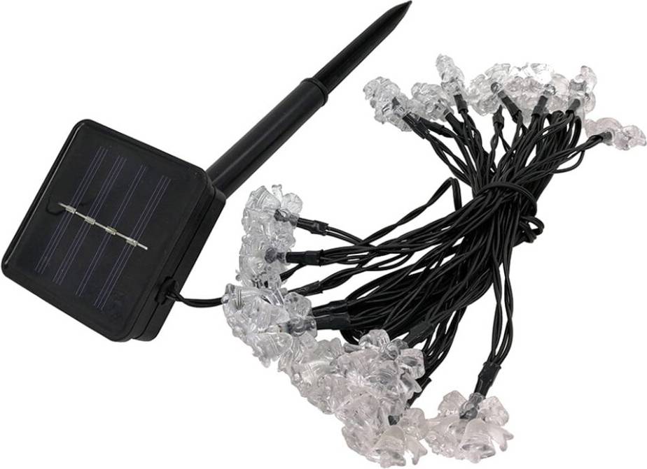 Fairy bell Fancy Dress Solar Bell LED 4.85m String Light 20 Lamps