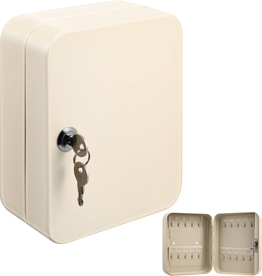 2Pcs Key Cabinet Storage Box 20 Position