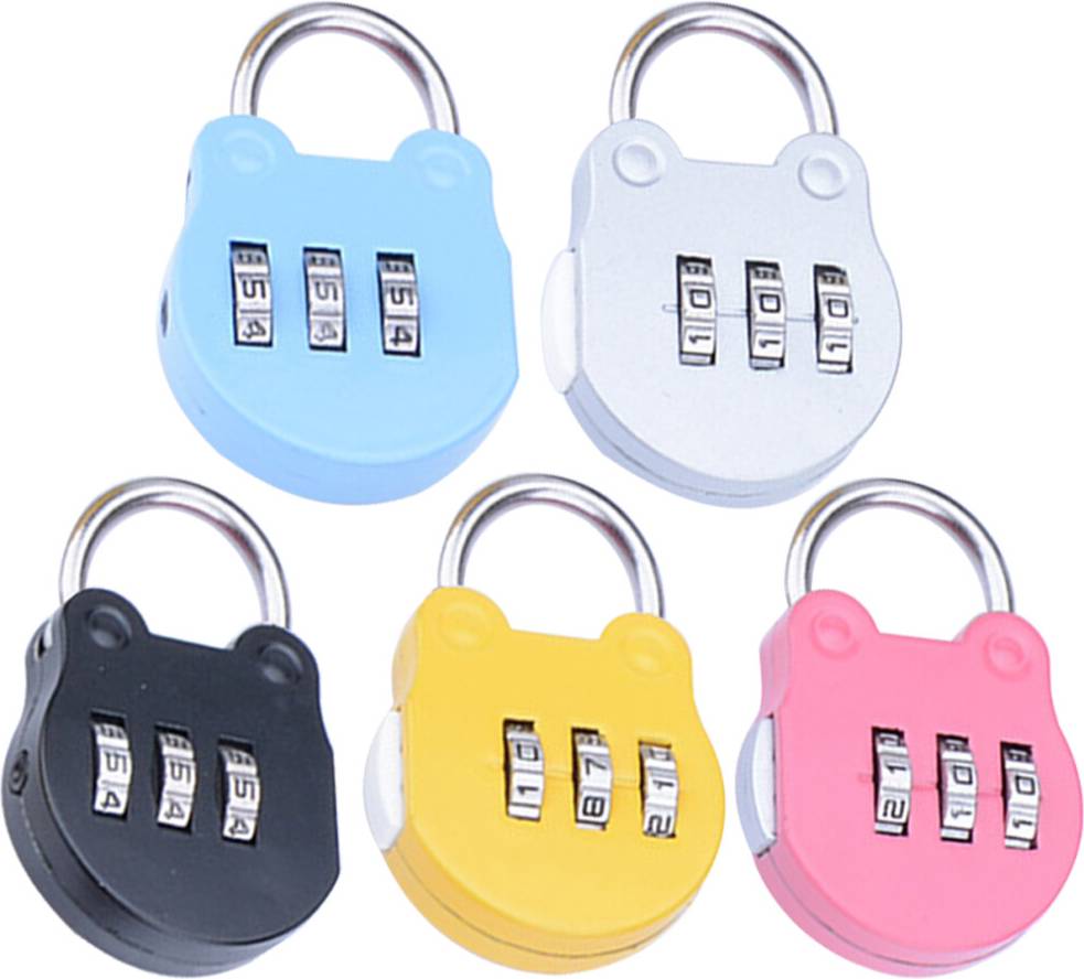 Ohphcall 5Pcs Multi-Function Combination Padlocks