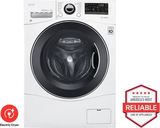 Compact washing machine and dryer LG Compact All-In-One Washer Dryer 2.3 cu ft