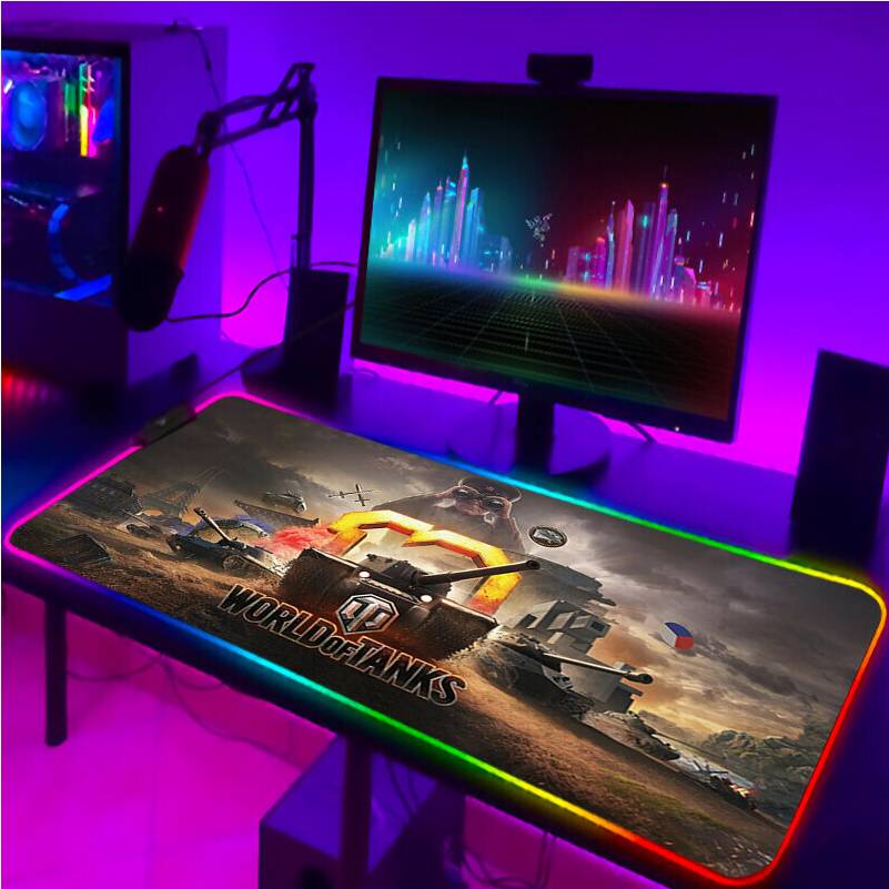 Dechoicelife Anime Rgb Pc Gamer Mouse Pad
