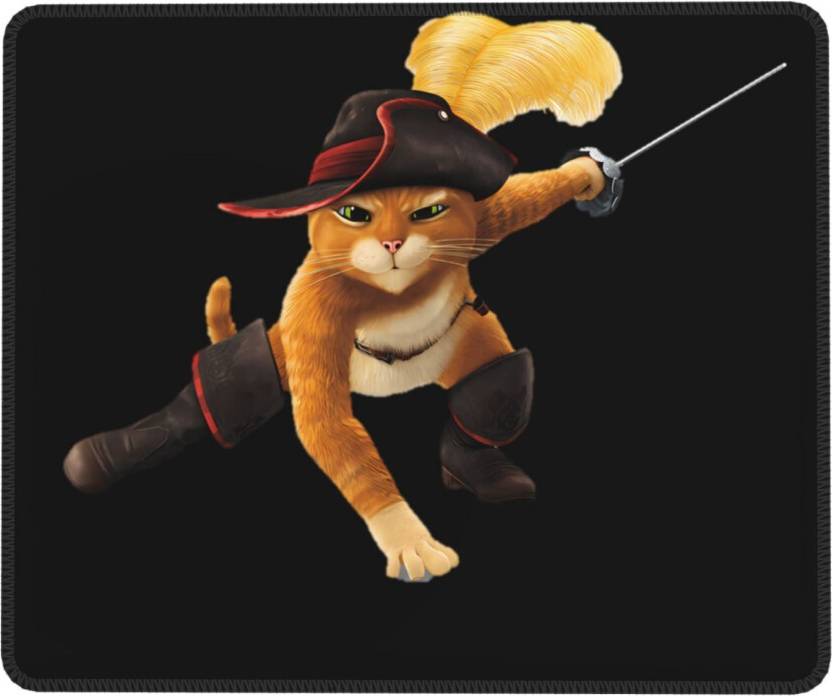 Puss In Boots Rubber Mouse Pad