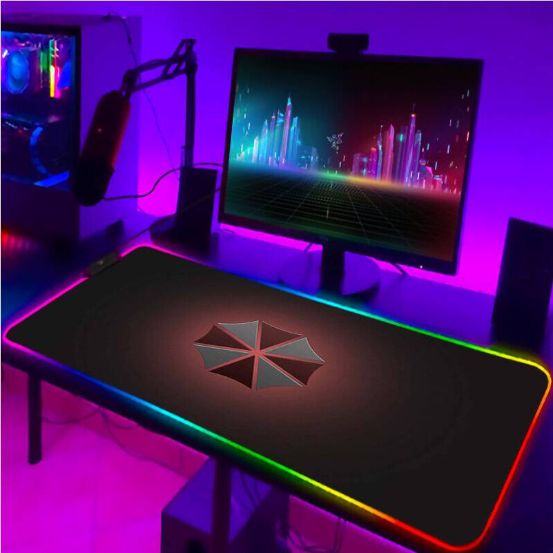 Dechoicelife Backlight Mouse Pads Gaming Pad Rug RGB Keyboard XXL