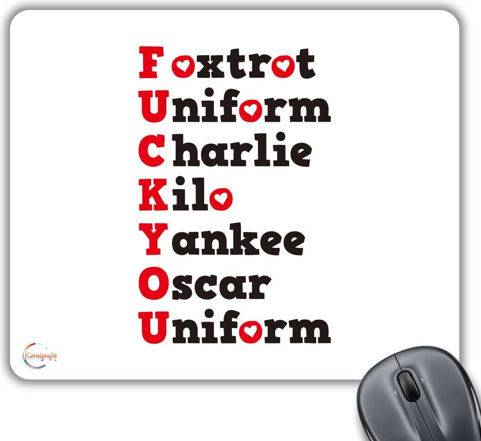 CP586 Funny Rude Joke Full Form Mouse Mat